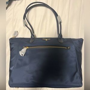 Michael Kors navy tote shoulder handbag